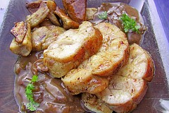 Ris de veau sauce au vin